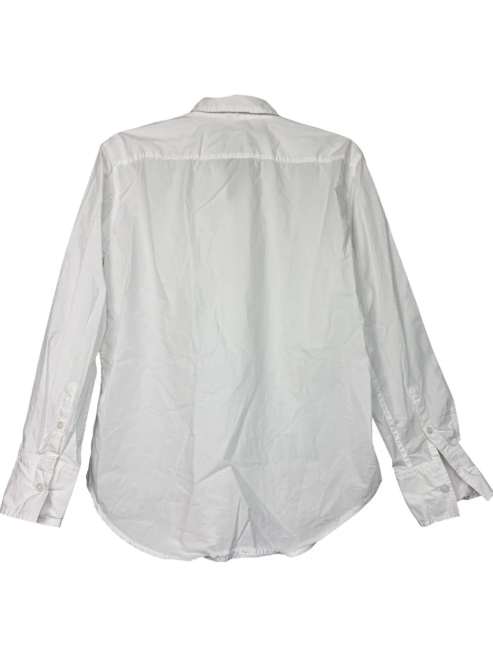 J Crew 2024 Garçon White Regenerative Cotton Button Shirt